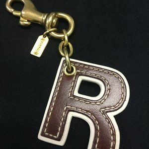 Coach Letter R Handbag Tag or Key Chain